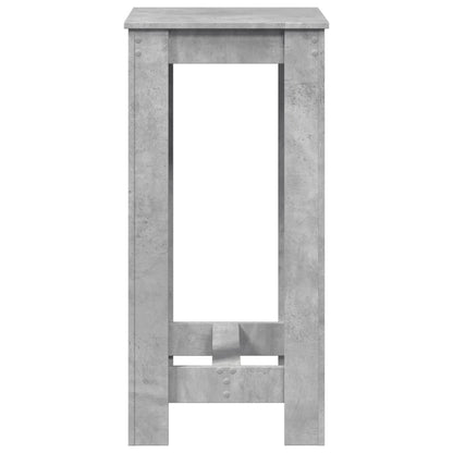 vidaXL Bar Table Concrete Grey 51x50x103,5 cm Engineered Wood