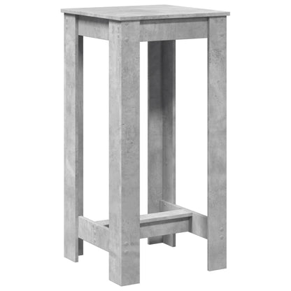 vidaXL Bar Table Concrete Grey 51x50x103.5 cm Engineered Wood