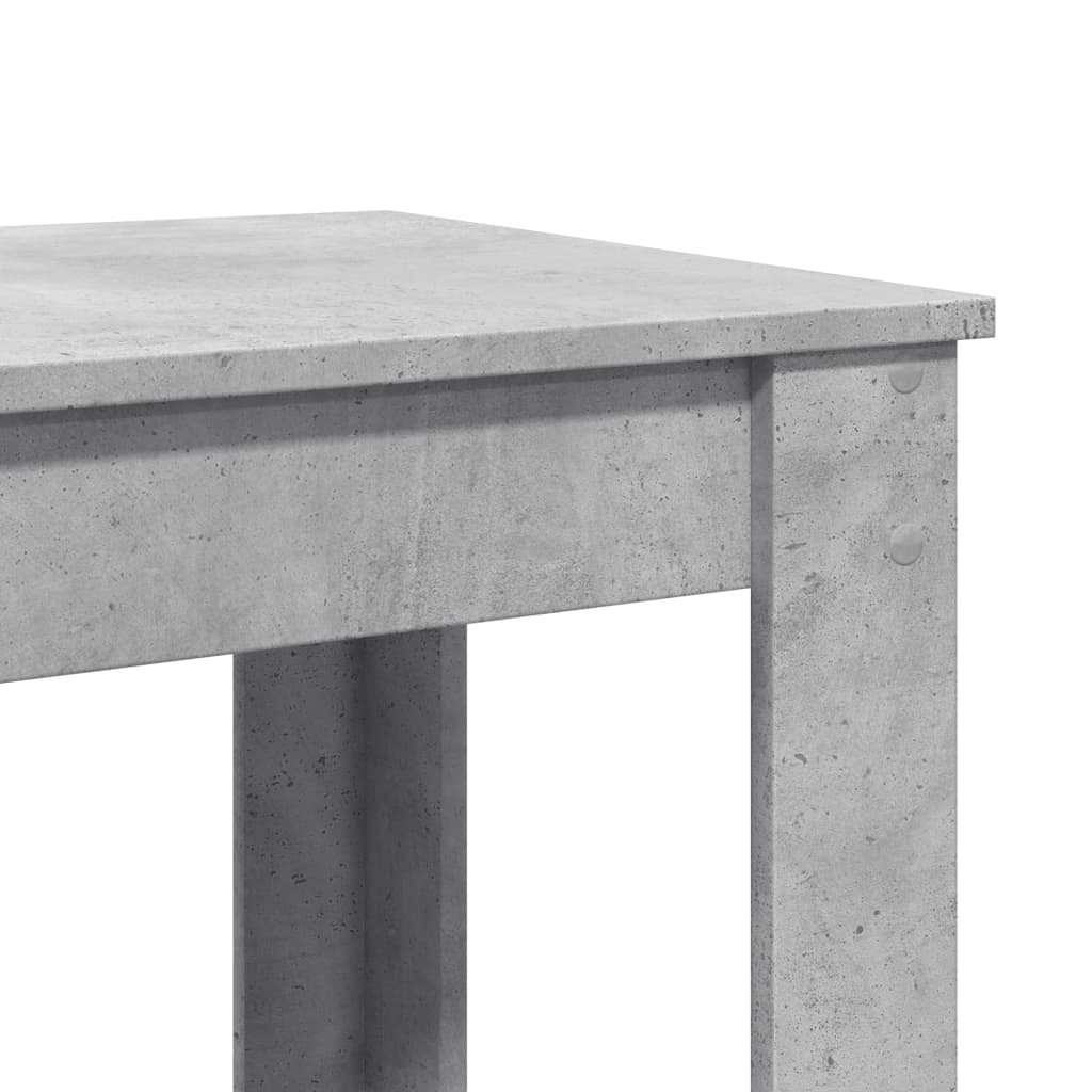 vidaXL Bar Table Concrete Grey 51x50x103,5 cm Engineered Wood