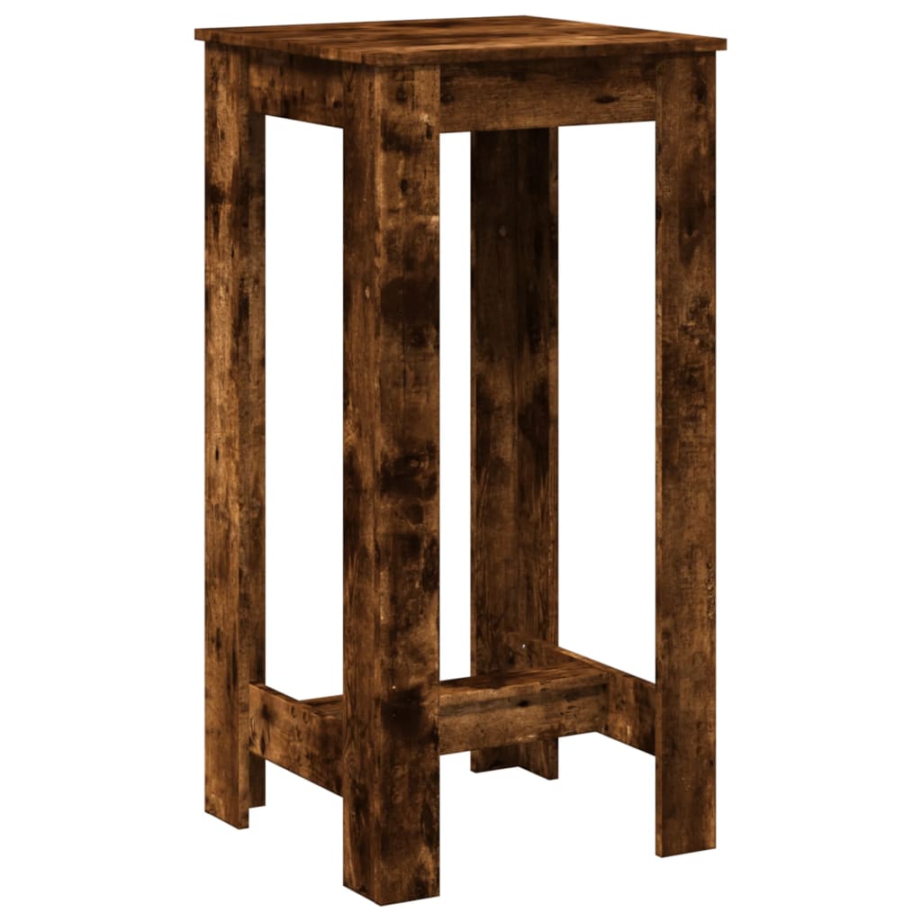 vidaXL Bar Table Smoked Oak 51x50x103,5 cm Engineered Wood
