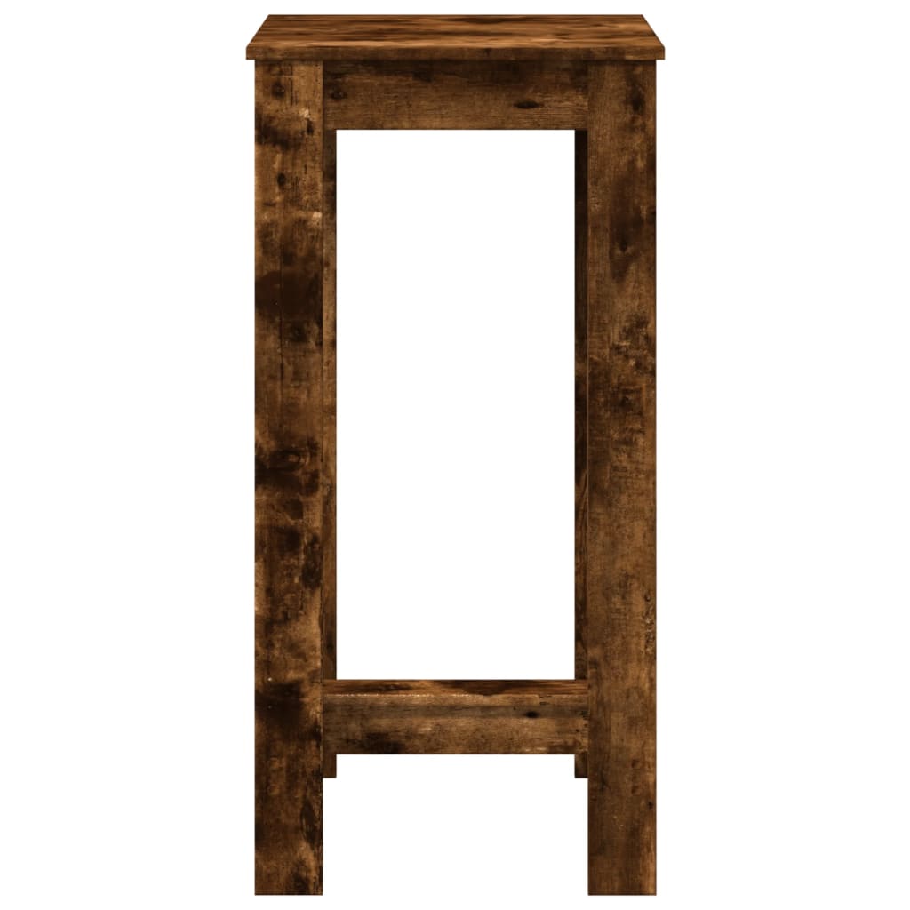 vidaXL Bar Table Smoked Oak 51x50x103,5 cm Engineered Wood