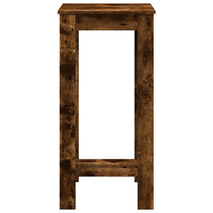 vidaXL Bar Table Smoked Oak 51x50x103,5 cm Engineered Wood
