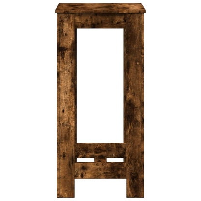 vidaXL Bar Table Smoked Oak 51x50x103,5 cm Engineered Wood