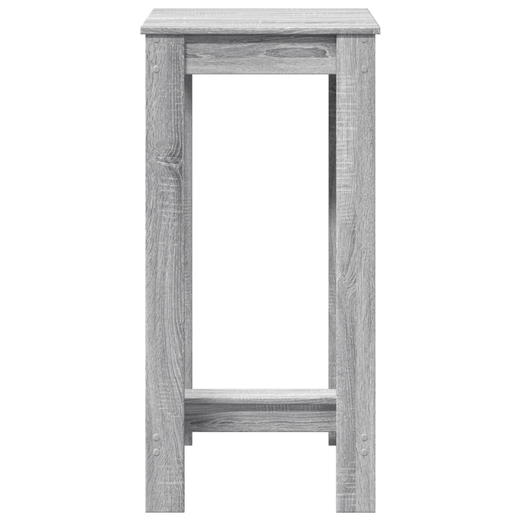 vidaXL Bar Table Grey Sonoma 51x50x103,5 cm Engineered Wood