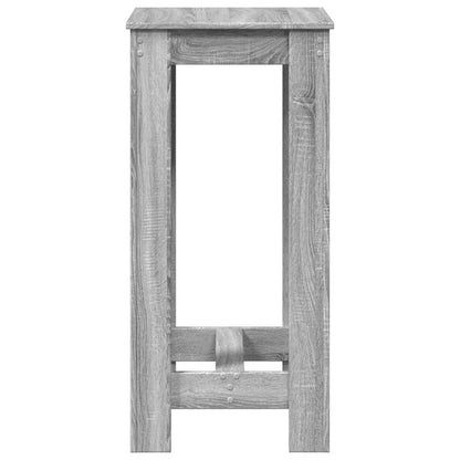 vidaXL Bar Table Grey Sonoma 51x50x103,5 cm Engineered Wood