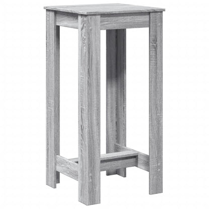 vidaXL Bar Table Grey Sonoma 51x50x103,5 cm Engineered Wood
