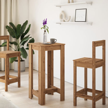 vidaXL Bar Table Artisan Oak 51x50x103,5 cm Engineered Wood