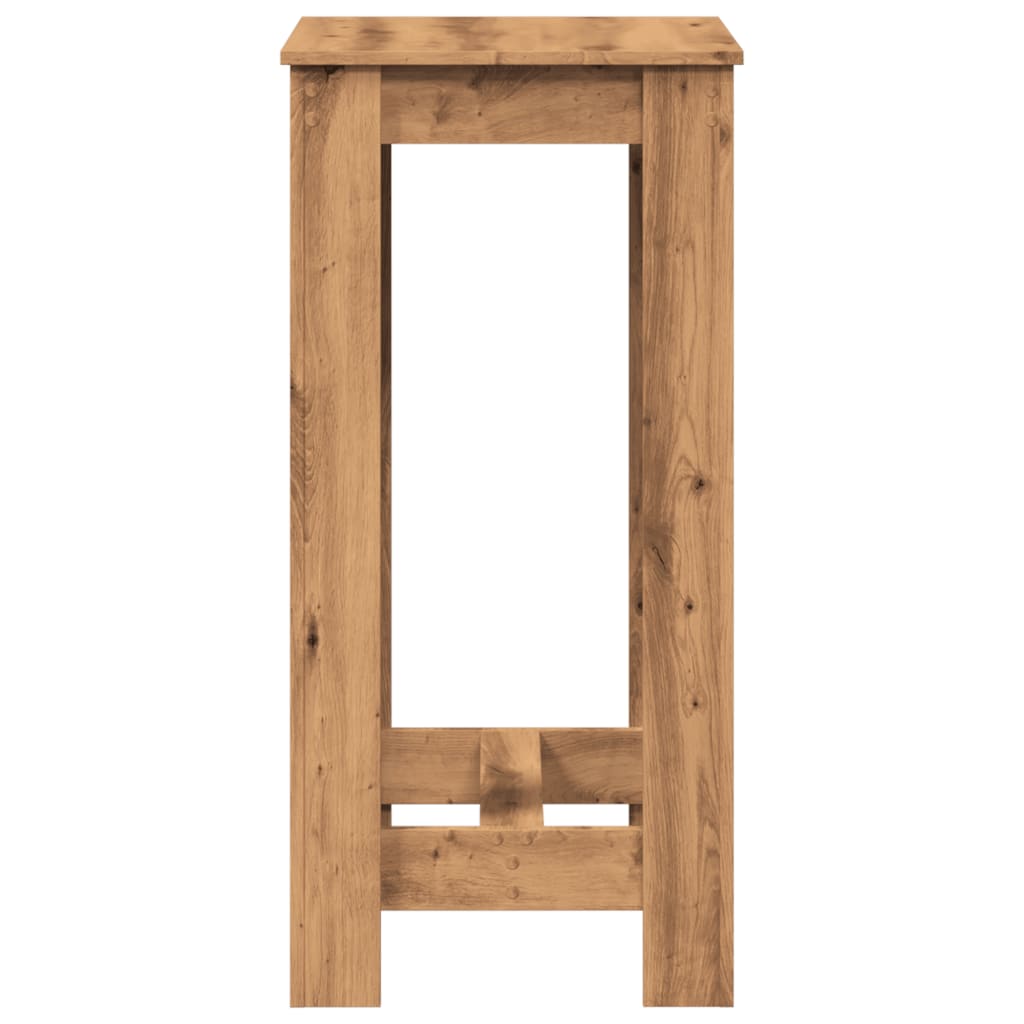 vidaXL Bar Table Artisan Oak 51x50x103,5 cm Engineered Wood