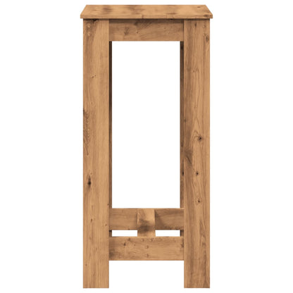 vidaXL Bar Table Artisan Oak 51x50x103,5 cm Engineered Wood