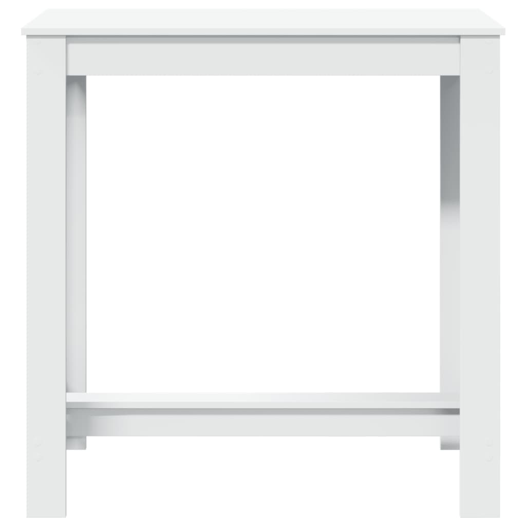 vidaXL Bar Table White 102x50x103,5 cm Engineered Wood