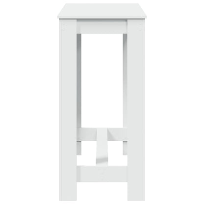 vidaXL Bar Table White 102x50x103,5 cm Engineered Wood