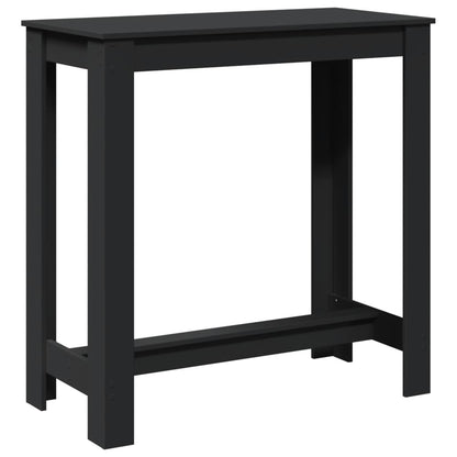 vidaXL Bar Table Black 102x50x103,5 cm Engineered Wood