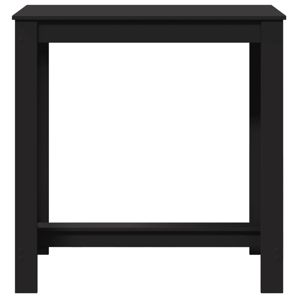 vidaXL Bar Table Black 102x50x103,5 cm Engineered Wood