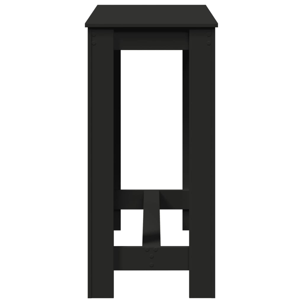 vidaXL Bar Table Black 102x50x103,5 cm Engineered Wood