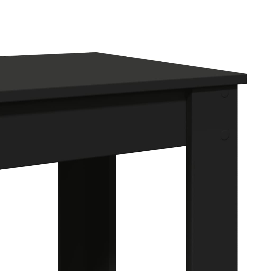 vidaXL Bar Table Black 102x50x103,5 cm Engineered Wood