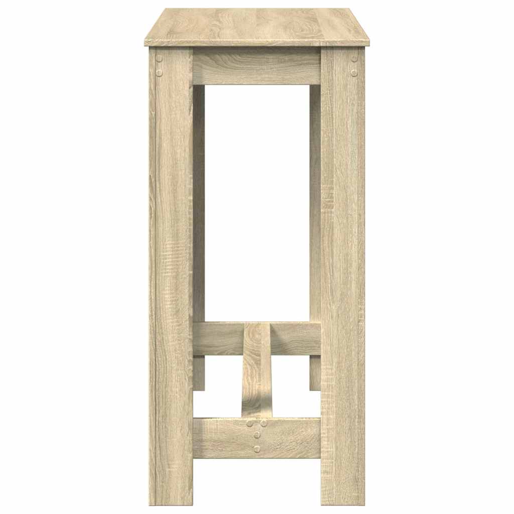vidaXL Bar Table Sonoma Oak 102x50x103,5 cm Engineered Wood