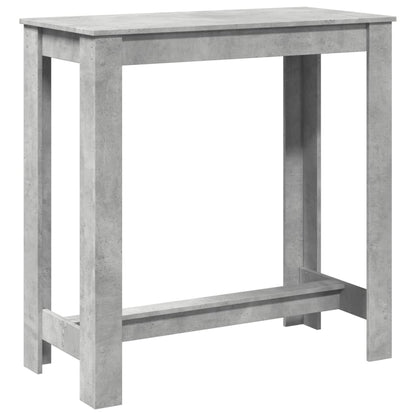 vidaXL Bar Table Concrete Grey 102x50x103,5 cm Engineered Wood