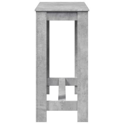 vidaXL Bar Table Concrete Grey 102x50x103,5 cm Engineered Wood