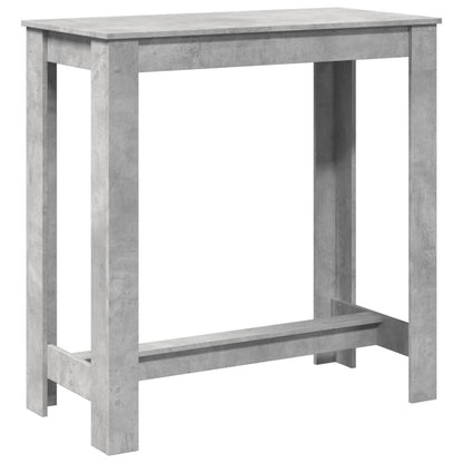 vidaXL Bar Table Concrete Grey 102x50x103,5 cm Engineered Wood