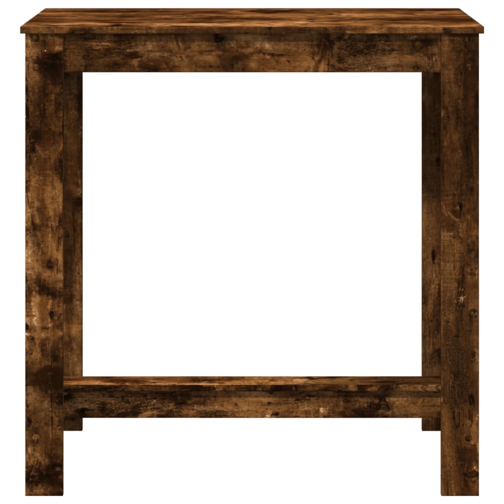 vidaXL Bar Table Smoked Oak 102x50x103,5 cm Engineered Wood