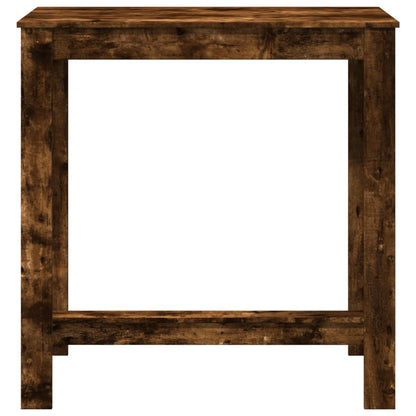 vidaXL Bar Table Smoked Oak 102x50x103,5 cm Engineered Wood