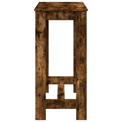 vidaXL Bar Table Smoked Oak 102x50x103,5 cm Engineered Wood