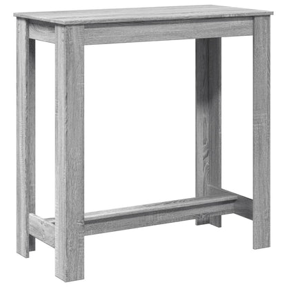 vidaXL Bar Table Grey Sonoma 102x50x103,5 cm Engineered Wood