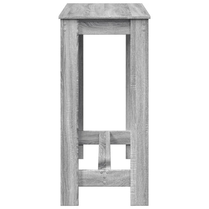 vidaXL Bar Table Grey Sonoma 102x50x103,5 cm Engineered Wood