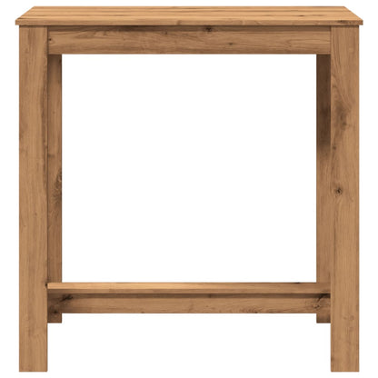 vidaXL Bar Table Artisan Oak 102x50x103,5 cm Engineered Wood