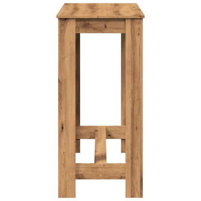 vidaXL Bar Table Artisan Oak 102x50x103,5 cm Engineered Wood
