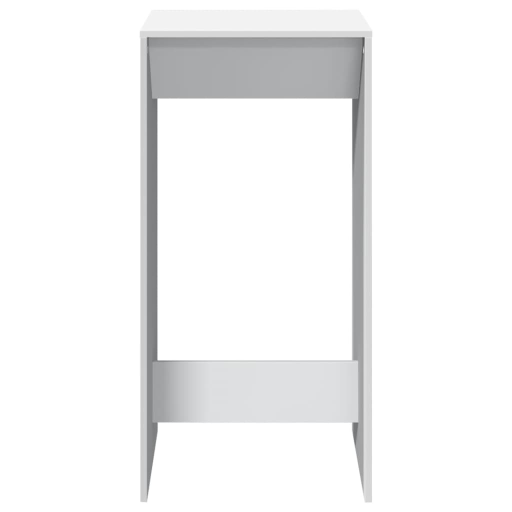 vidaXL Bar Table White 51x50x103,5 cm Engineered Wood