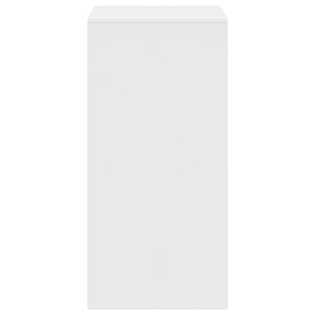 vidaXL Bar Table White 51x50x103,5 cm Engineered Wood