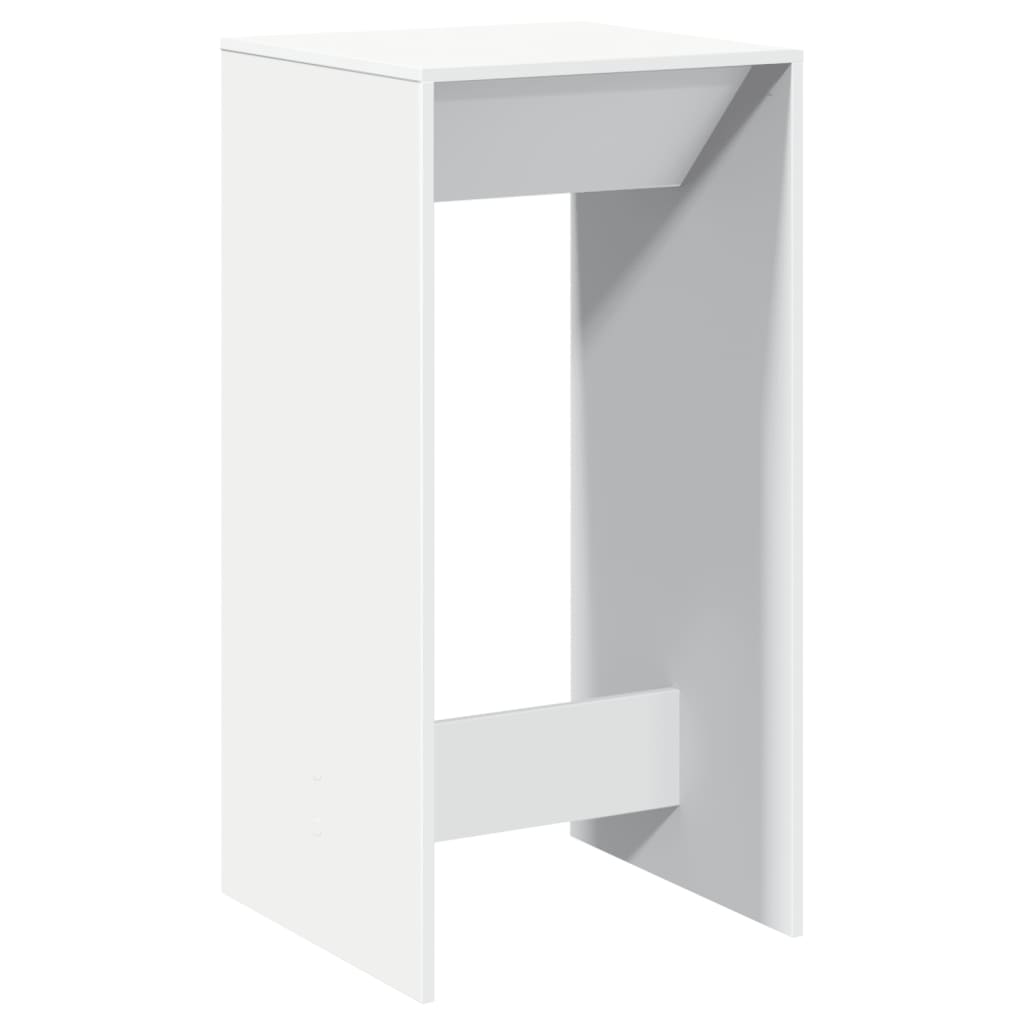 vidaXL Bar Table White 51x50x103,5 cm Engineered Wood