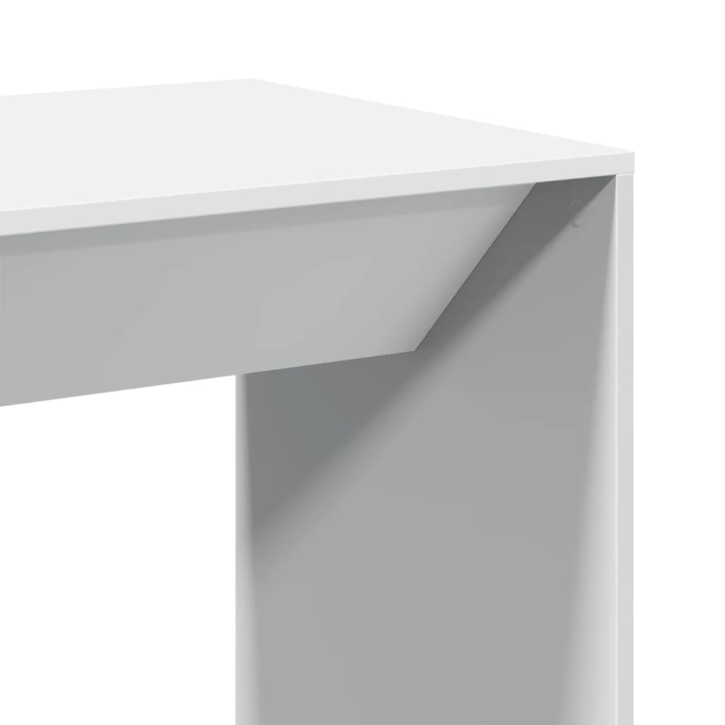 vidaXL Bar Table White 51x50x103,5 cm Engineered Wood