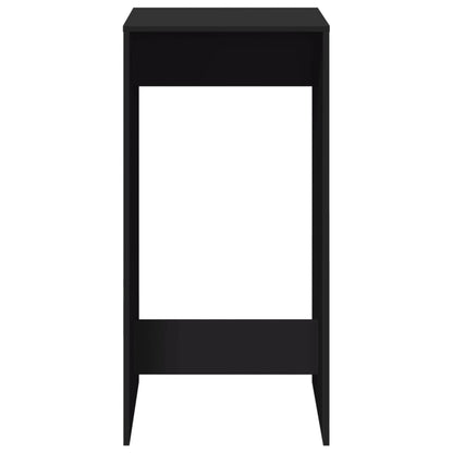 vidaXL Bar Table Black 51x50x103,5 cm Engineered Wood