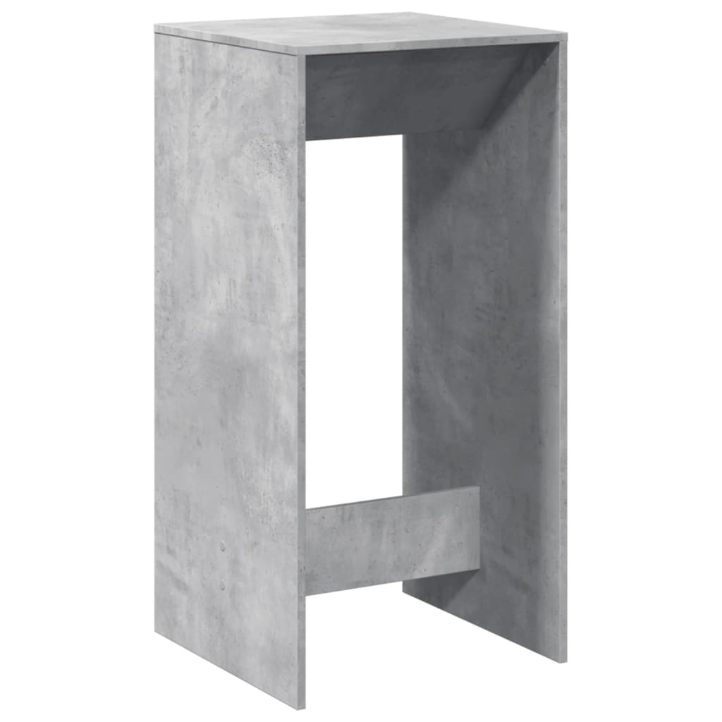 vidaXL Bar Table Concrete Grey 51x50x103,5 cm Engineered Wood