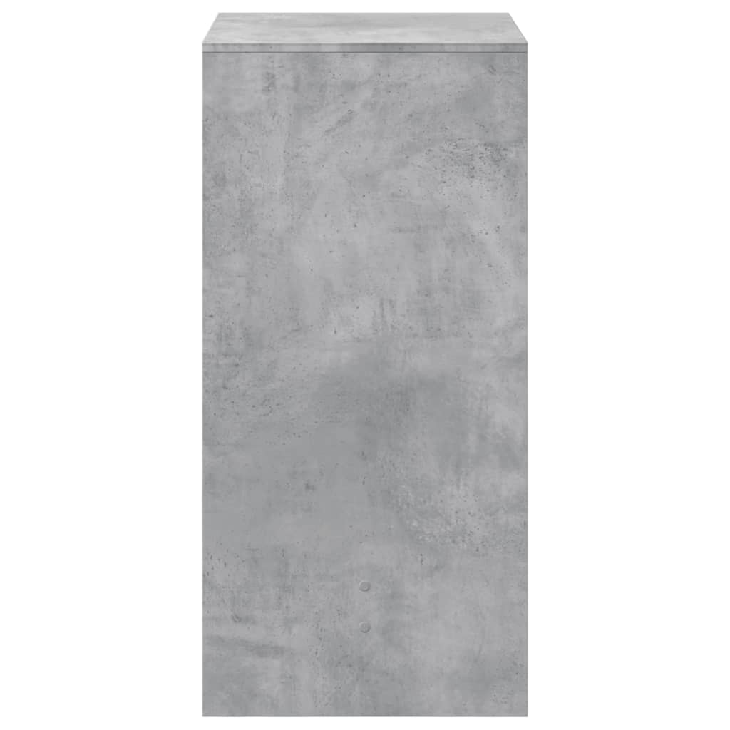 vidaXL Bar Table Concrete Grey 51x50x103,5 cm Engineered Wood