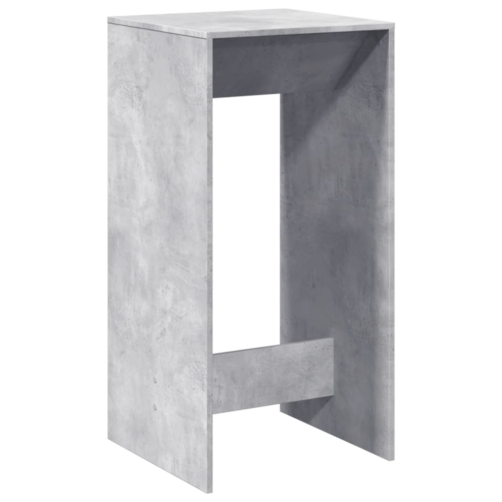 vidaXL Bar Table Concrete Grey 51x50x103,5 cm Engineered Wood