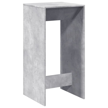 vidaXL Bar Table Concrete Grey 51x50x103,5 cm Engineered Wood