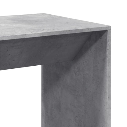 vidaXL Bar Table Concrete Grey 51x50x103,5 cm Engineered Wood