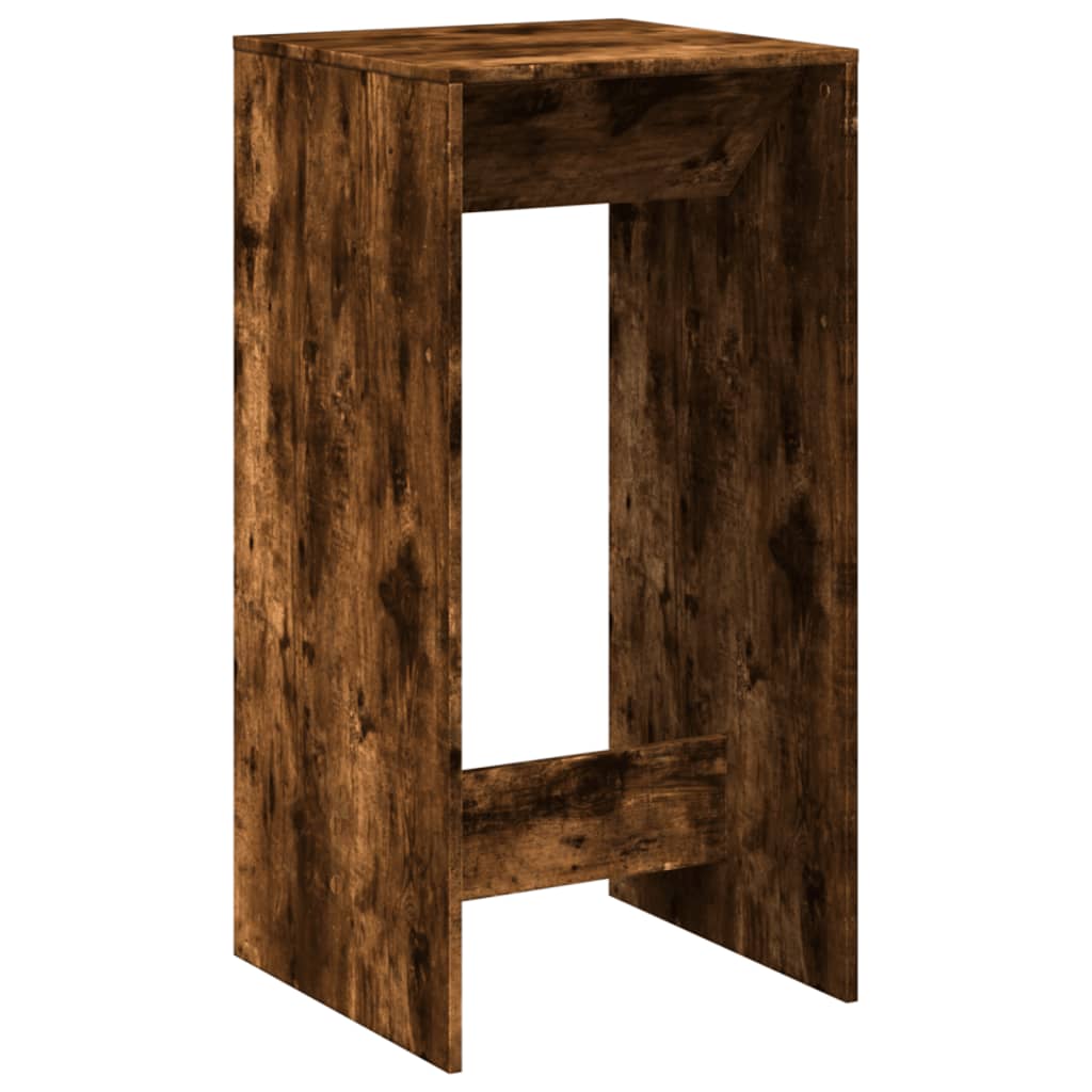vidaXL Bar Table Smoked Oak 51x50x103,5 cm Engineered Wood