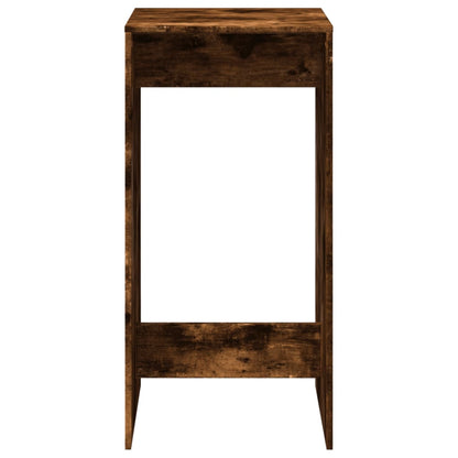 vidaXL Bar Table Smoked Oak 51x50x103,5 cm Engineered Wood