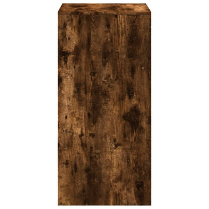 vidaXL Bar Table Smoked Oak 51x50x103,5 cm Engineered Wood
