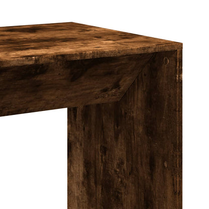 vidaXL Bar Table Smoked Oak 51x50x103,5 cm Engineered Wood