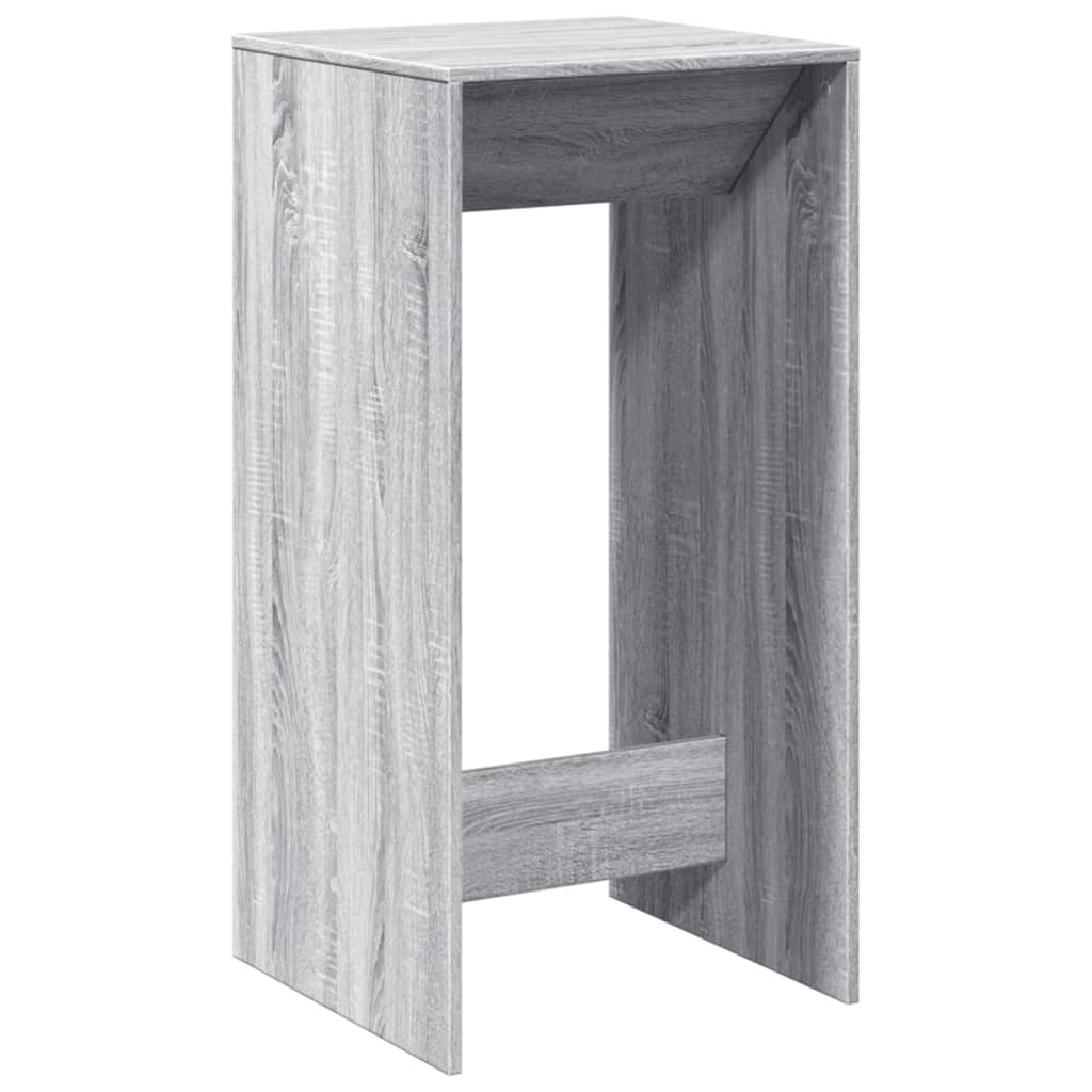 vidaXL Bar Table Grey Sonoma 51x50x103,5 cm Engineered Wood