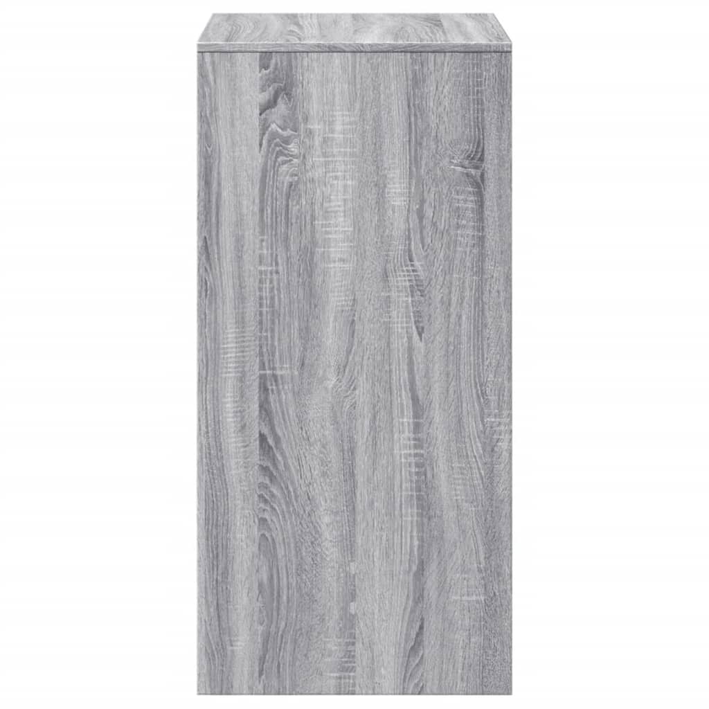 vidaXL Bar Table Grey Sonoma 51x50x103,5 cm Engineered Wood