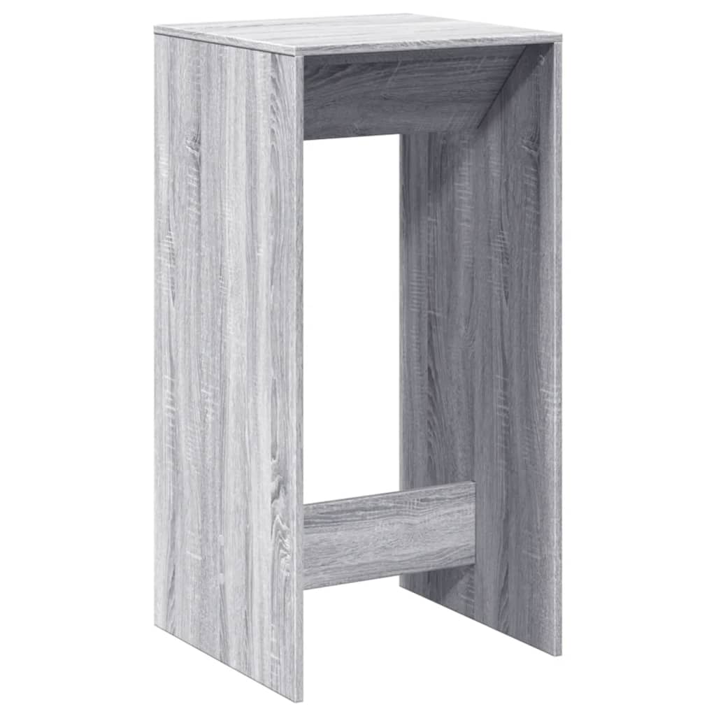 vidaXL Bar Table Grey Sonoma 51x50x103,5 cm Engineered Wood
