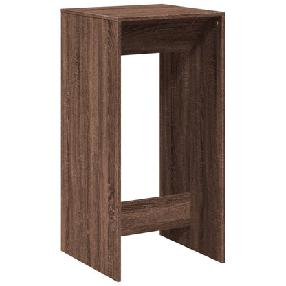 vidaXL Bar Table Brown Oak 51x50x103,5 cm Engineered Wood