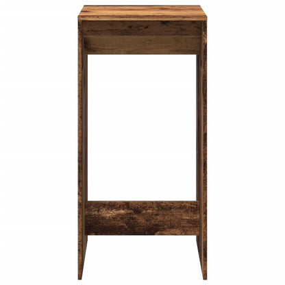 vidaXL Bar Table Old Wood 51x50x103,5 cm Engineered Wood