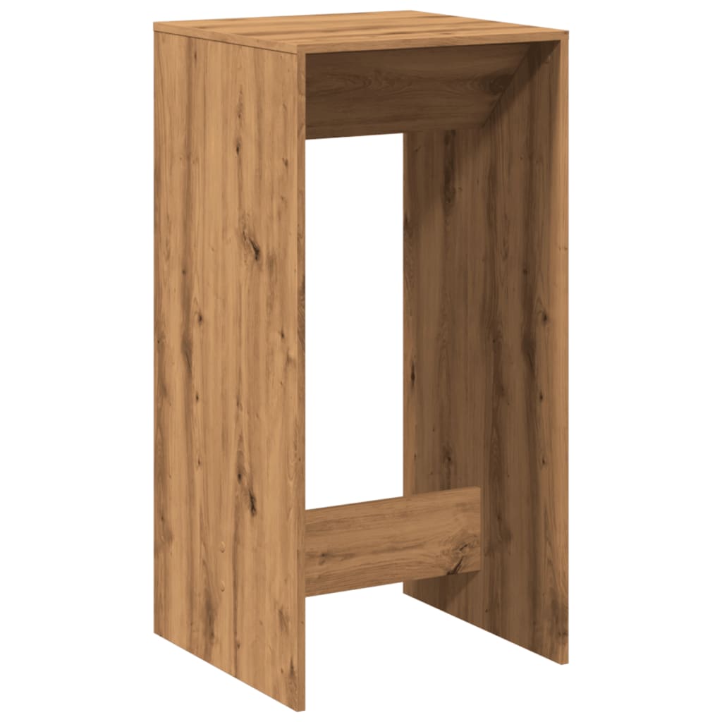 vidaXL Bar Table Artisan Oak 51x50x103,5 cm Engineered Wood